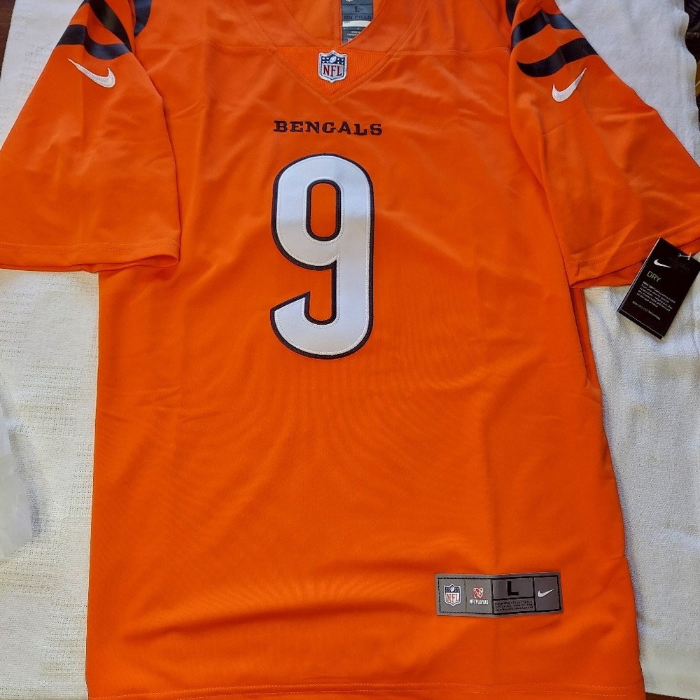 Joe Burrows #9 Brand New Cincinnati Bengals Stitched Jersey. - Picture 2 of 5